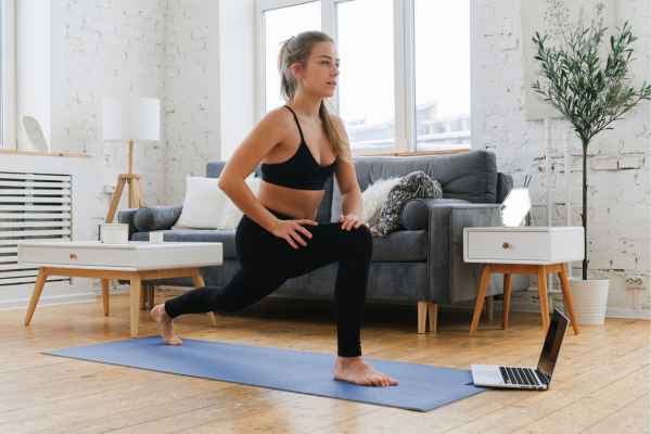 Woman exercising confidently after femiwand treatment Borehamwood